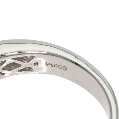 1Ct Diamond Ring Platinum Pt900 7.3G