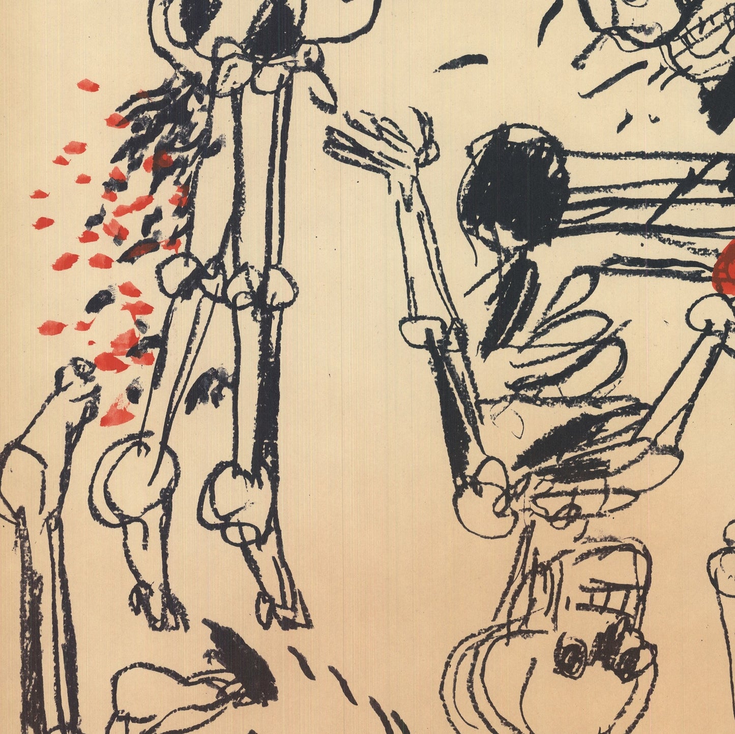 Antonio Segui On Ne Matraque Pas L'Imagination " Mixed Media M