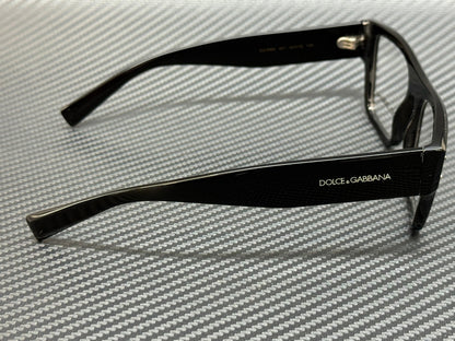 DOLCE & GABBANA DG3384 501 Black Men's 54 mm Eyeglasses