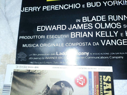 Blade Runner Original 1982 Italy Movie Poster Harrison Ford Sci-Fi Ridley Scott