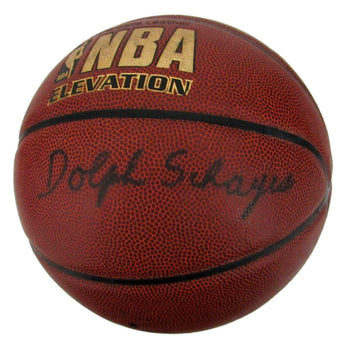 Dolph Schayes Hof Nationals Signed Spalding Nba