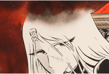 Queen Emeraldas Japanese Sf Anime Signed Original Silkscreen Print Framed