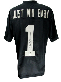 Jon Gruden Signed Las Vegas Raiders Just Win Baby  Jersey Jsa Witness 156403