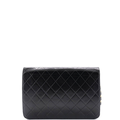 Chanel Vintage Clutch With Chain Quilted Leather Medium