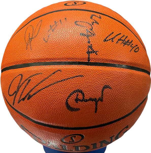2016-17 Miami Heat Autographed Miami Heat I/O Basketball (Bvg)