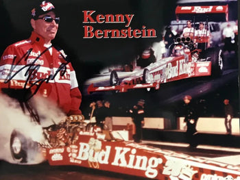 Kenny Bernstein Autographed 8X10 Racing Photo