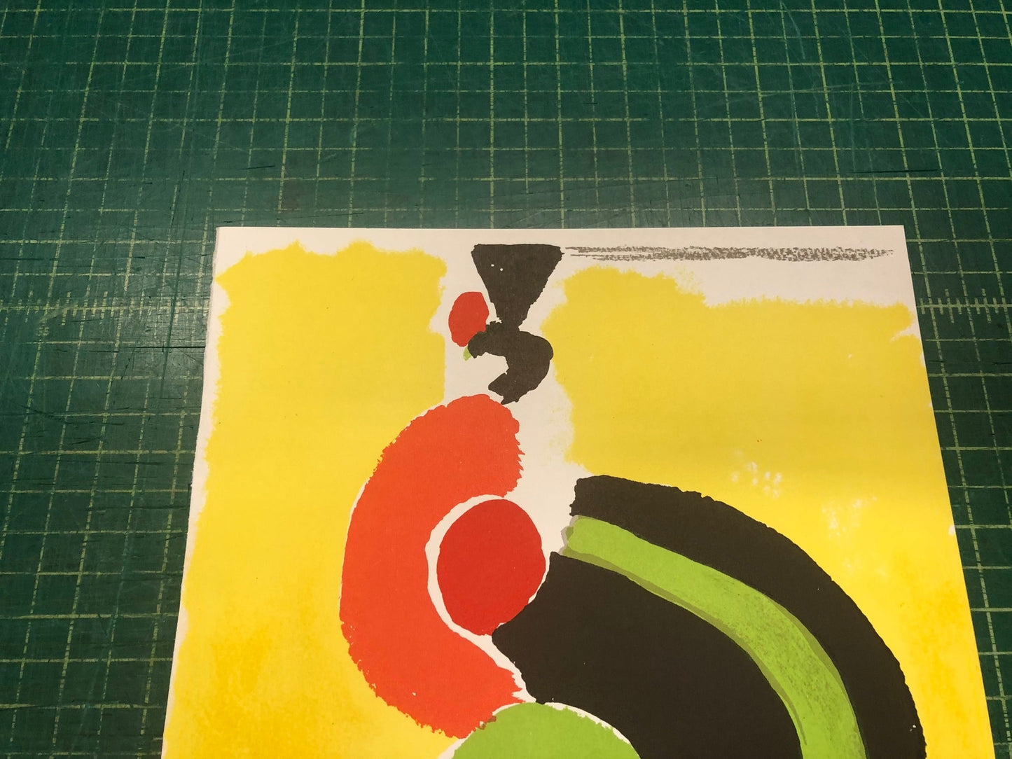 Sonia Delaunay Composition Pour Xxieme Siecle " Lithograph Expr
