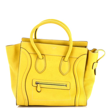 Celine Luggage Bag Grainy Leather Mini