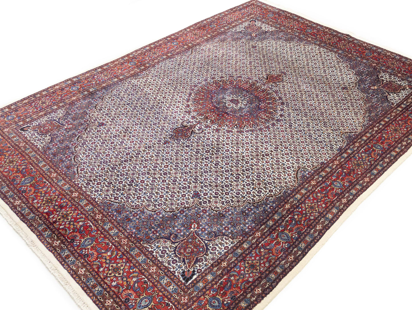 Vintage Oriental Rug Traditional Classic Floral