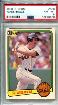 Wade Boggs 1983 Donruss #586 Psa Nm-Mt 8 Card