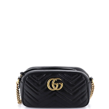 Gucci Gg Marmont Shoulder Bag Matelasse Leather Small