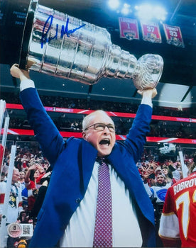 Paul Maurice Autographed Panthers 8X10 Photo (Beckett)