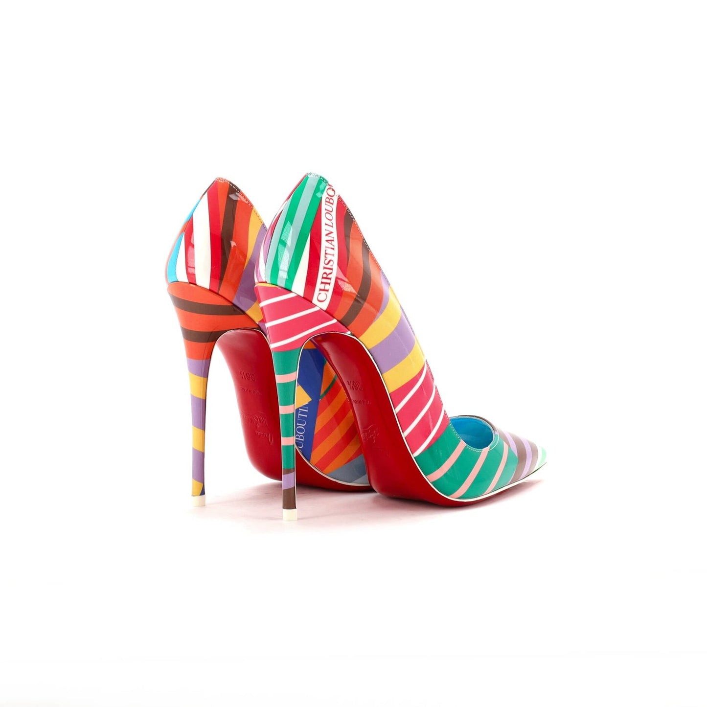Christian Louboutin Women'S So Kate Pumps Printed Patent 120