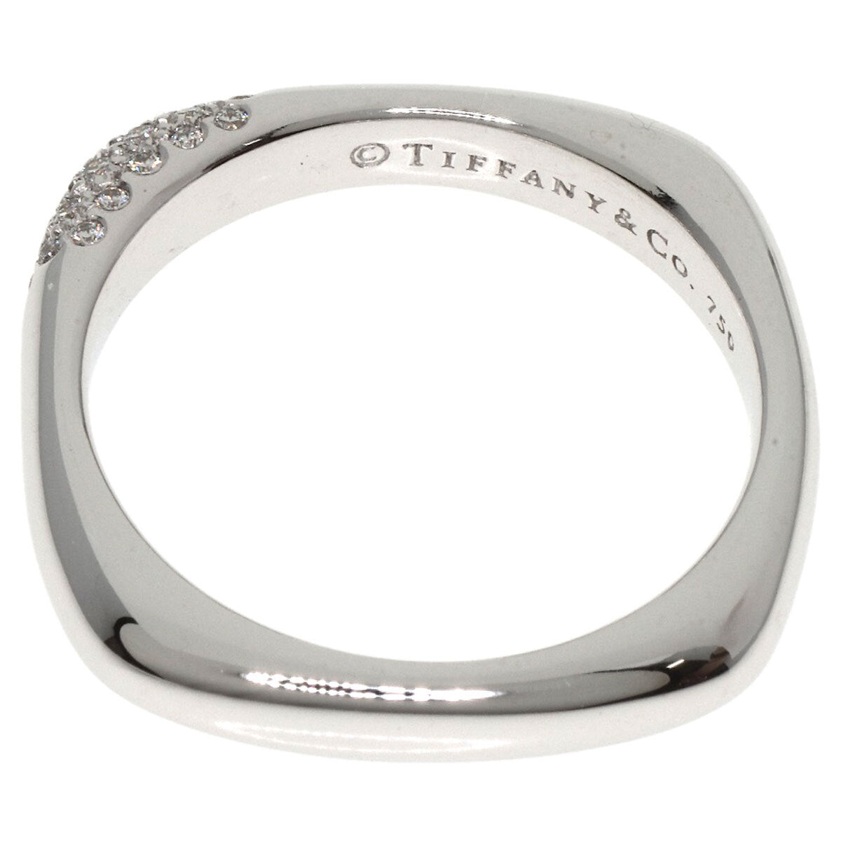 Tiffany&Co.   Ring Square Cushion Diamond K18