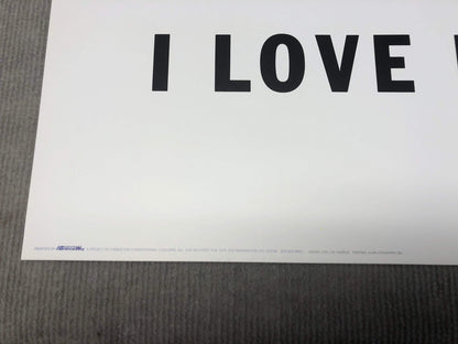 Roy Lichtenstein I Love Liberty " Poster Pop Art Yellow, Black