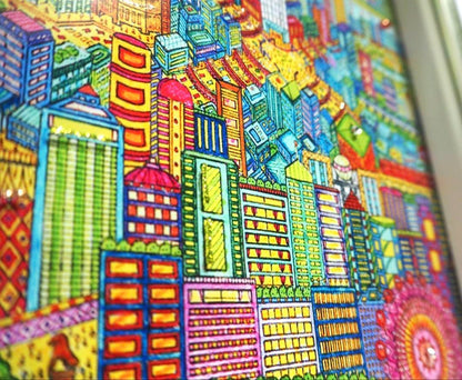 Johann Perathoner "Tokyo Iii" Plexi Art Hc3/3 Signed Original Contemporary Art