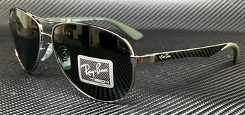 RAY BAN RB8313 004 N5 Gunmetal Aviator Men's 61