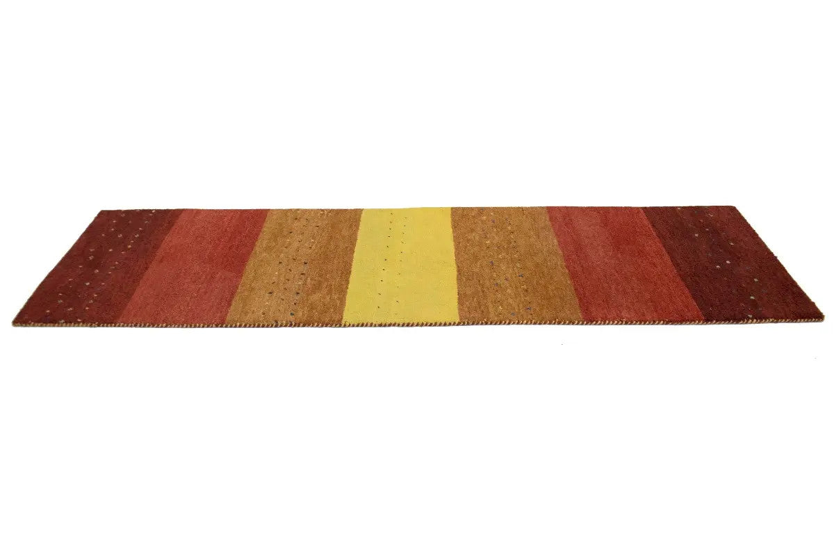 2'5X8'4 Handmade Tribal Stripes Runner Rug Oriental Hallway Kitchen Carpet