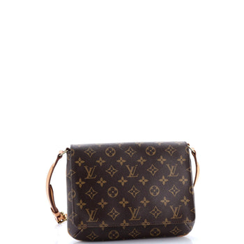 Louis Vuitton Musette Tango Handbag Monogram Canvas