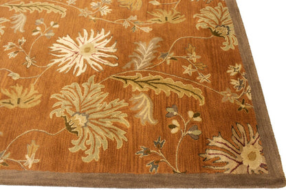 10X13 Ft Hand-Tufted Oriental Rug Floral Design
