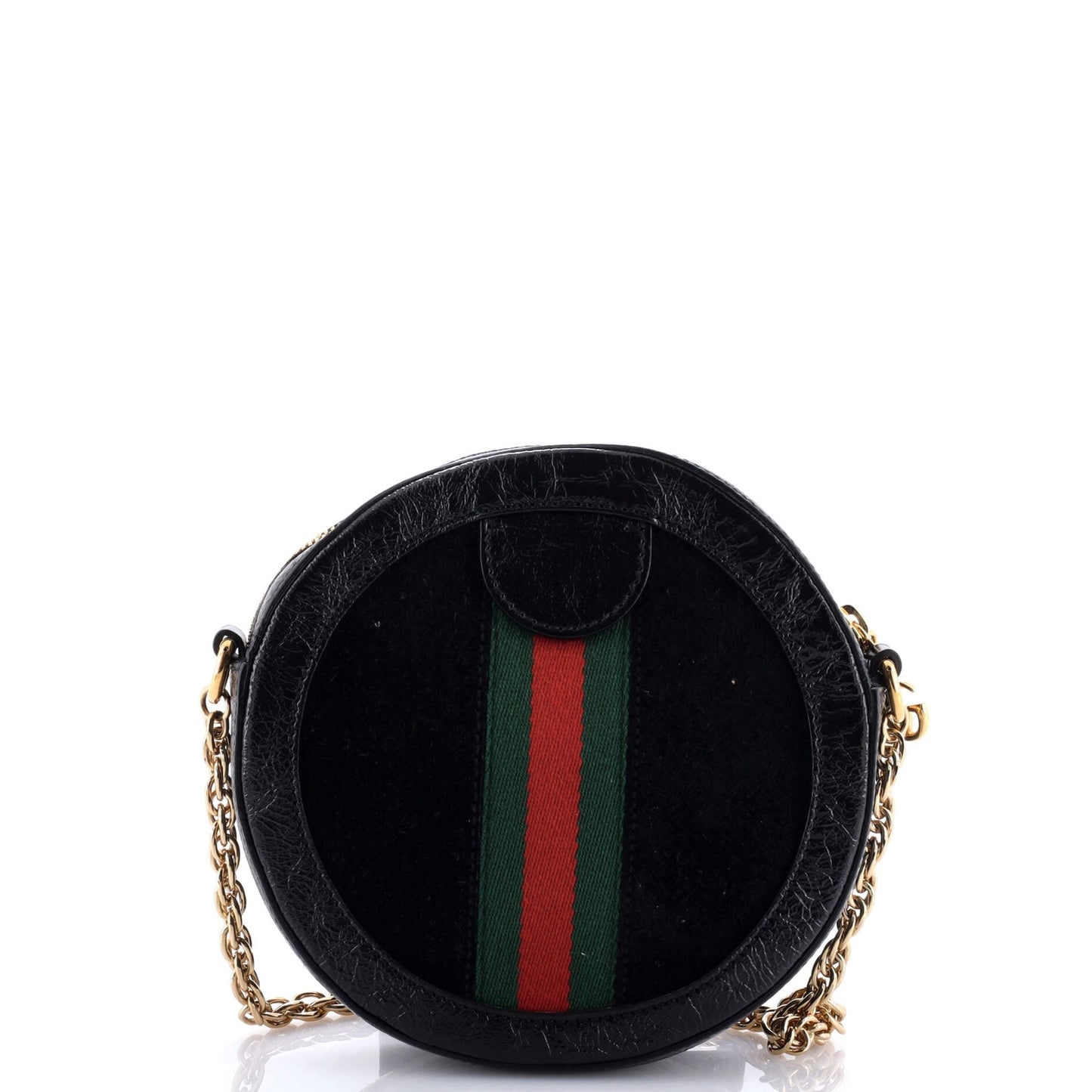 Gucci Ophidia Round Shoulder Bag Suede Mini
