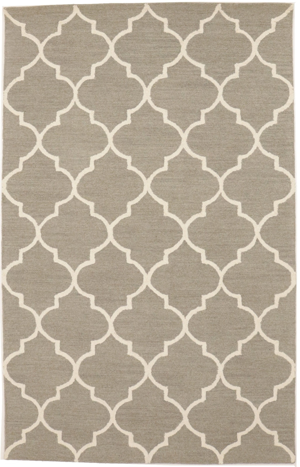 5X8 Ft Hand-Tufted Modern Rug Pastel Brown