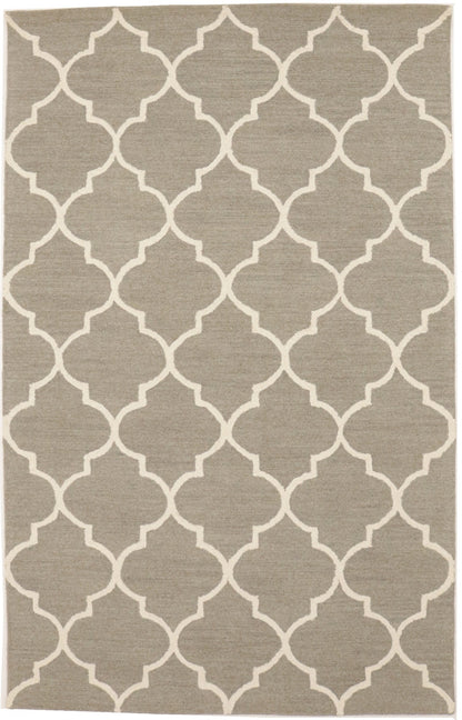 5X8 Ft Hand-Tufted Modern Rug Pastel Brown