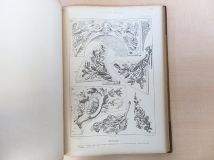 Henry Guedy Dessins Et Croquis D'Architecture Et D'Ornementation (Original 20Th)