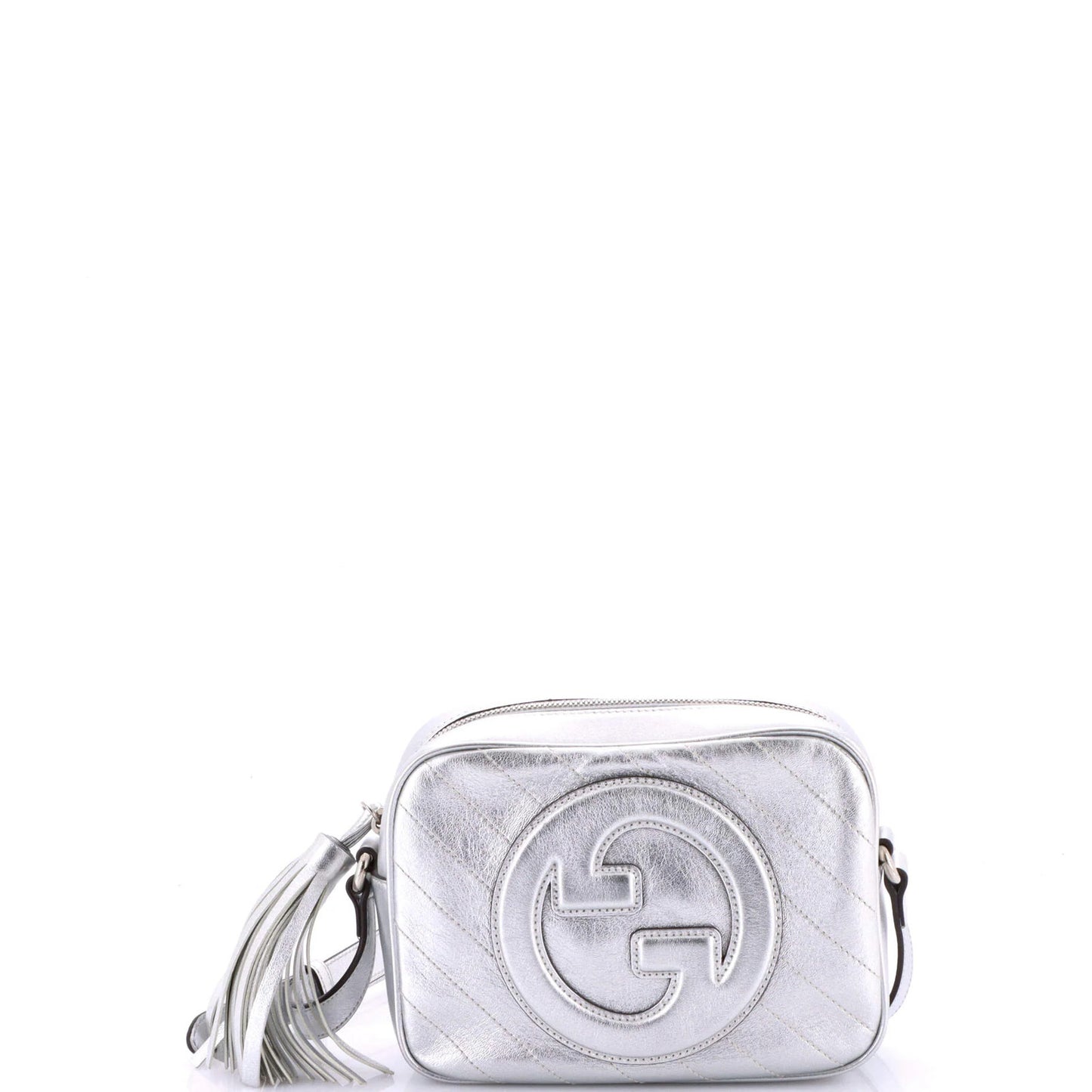 Gucci Blondie Nm Camera Shoulder Bag Diagonal Quilted Leather Small