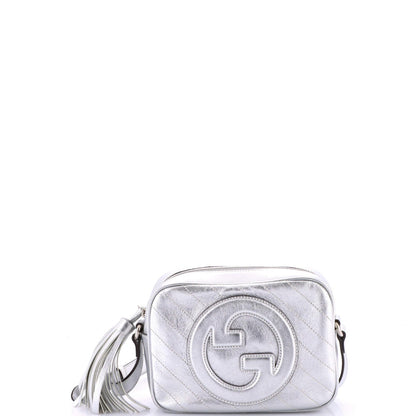 Gucci Blondie Nm Camera Shoulder Bag Diagonal Quilted Leather Small