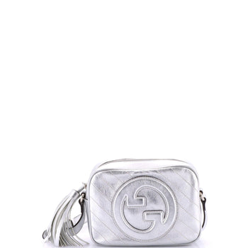 Gucci Blondie Nm Camera Shoulder Bag Diagonal Quilted Leather Small