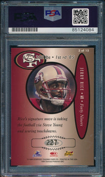 Jerry Rice Hof Signed 1999 Donruss Preferred Sig