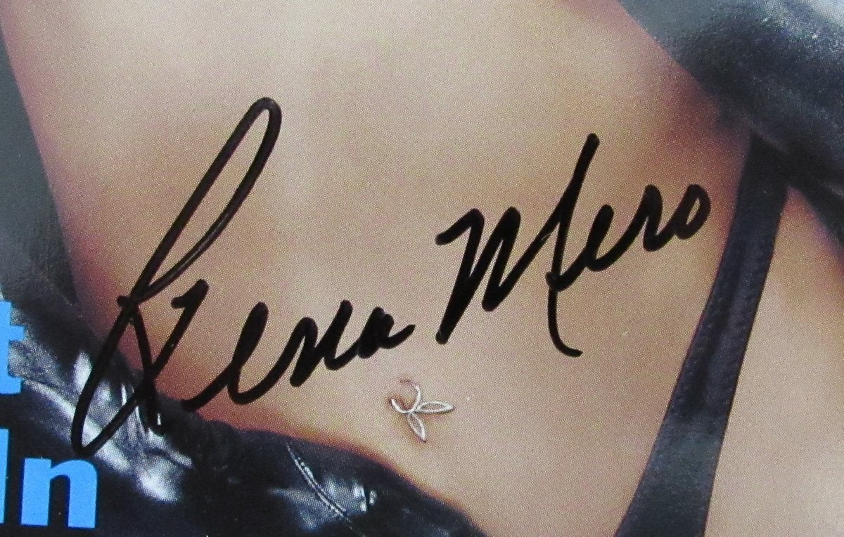 Rena Mero "Sable" Signed/Auto Sept 1999 Playboy Magazine No Label Psa/Dna 192862