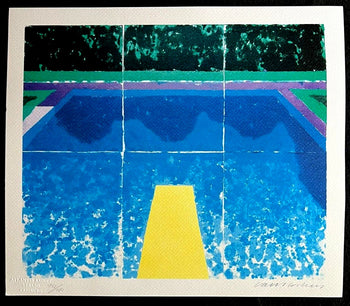 David Hockney Lithograph Coa Original Signed