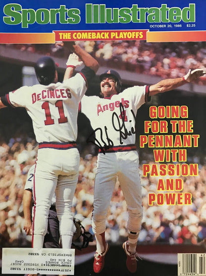 Bob Grich Signed Sports Illustrated - October 20 1986