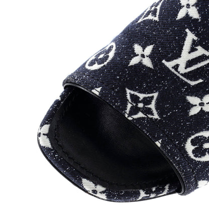 Louis Vuitton Women'S Silhouette Mules Monogram Denim