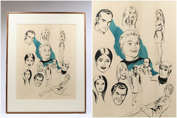 Framed Allen Saunders 