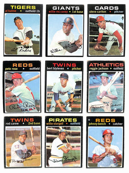 1971 Topps Baseball Card Complete Set (1-752) Clemente Aaron Ryan Bench 196272