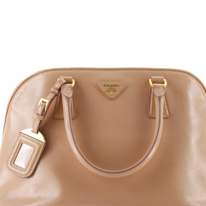 Prada Open Promenade Bag Vernice Saffiano Leather Large
