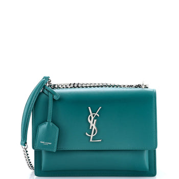 Saint Laurent Sunset Crossbody Bag Leather Medium