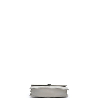 Saint Laurent Classic Monogram Wallet On Chain Matelasse Chevron Leather Small