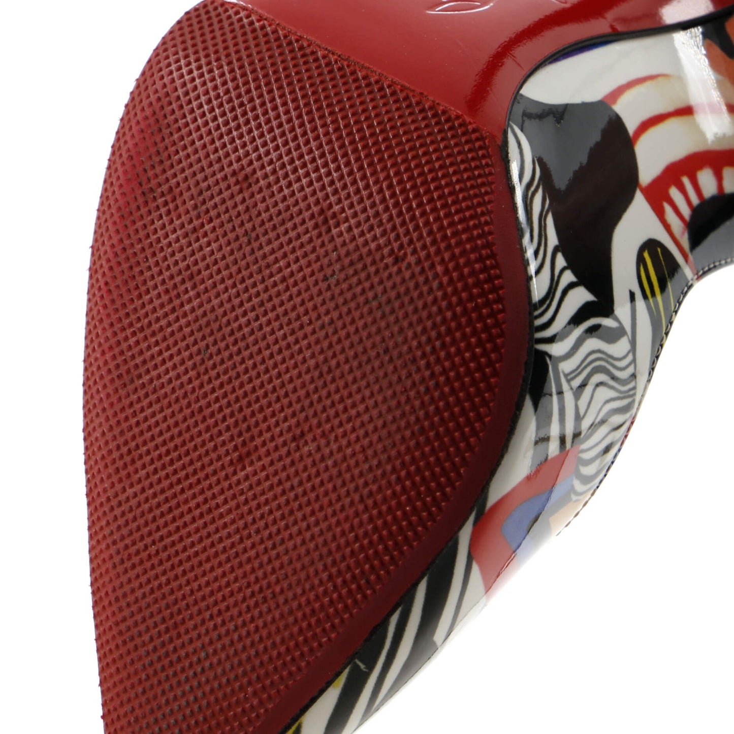 Christian Louboutin Women'S Hot Chick Pumps Printed Patent 100