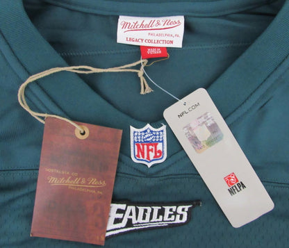 Brian Dawkins Signed Eagles Mitchell & Ness Green