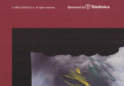 Antoni Clave Olympics Barcelona " Offset Lithograph Contem