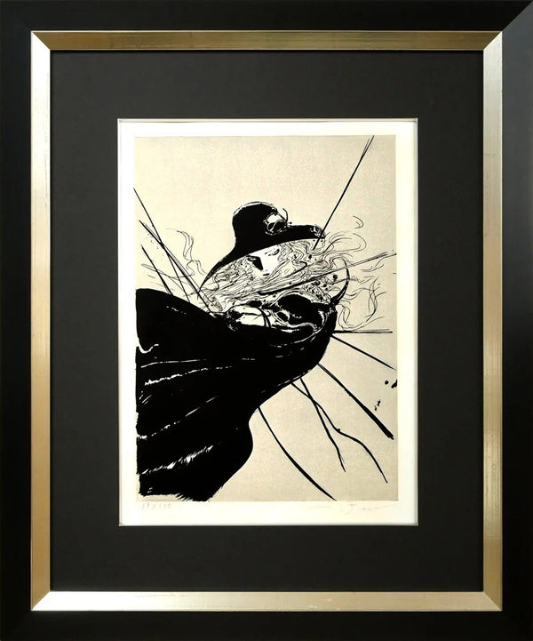 Art Yoshitaka Amano A Thousand Bindings Woodblock Print Framed Limited Edition