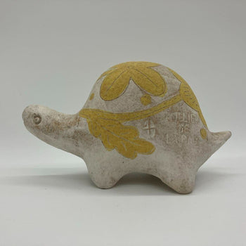 yellow Makoto Kagoshima Turtle ornament