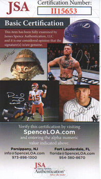 Diego Segui Autographed Hand Filled Out Survey Page (Jsa)