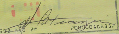 Joe Frazier Boxing Champ Signed/Autographed 1977 Bank Check Psa/Dna 167505