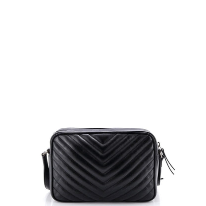 Small Saint Laurent Lou Camera Bag Matelasse Chevron Leather