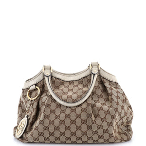 Gucci Sukey Tote Gg Canvas Medium